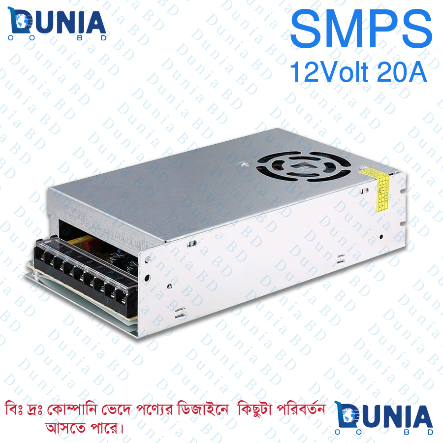 12V 20A SMPS 240W DC Switching Power Supply for LED and Industrial Use