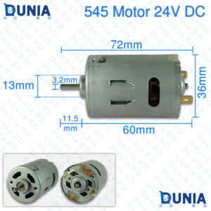 545 Motor 24V DC High Speed Double Ball Bearing Motor for DIY Projects