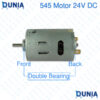 545 Motor 24V DC High Speed Double Ball Bearing Motor for DIY Projects