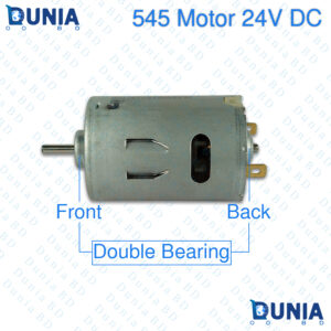 545 Motor 24V DC High Speed Double Ball Bearing Motor for DIY Projects
