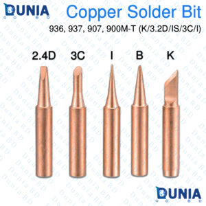 Copper Soldering Iron Tip 900M-T Series 5 Pcs Set for Electronics Rework