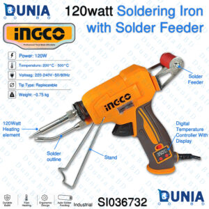 Ingco Heavy Duty Soldering Iron 120W High Power Industrial Tool SI036732