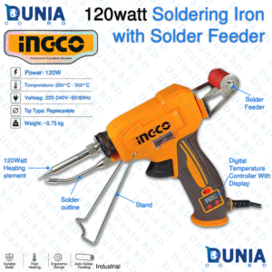 Ingco Heavy Duty Soldering Iron 120W High Power Industrial Welding Tool