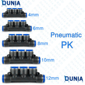 PK Union Tee Pneumatic Fittings 4mm 6mm 8mm 10mm 12mm Variations