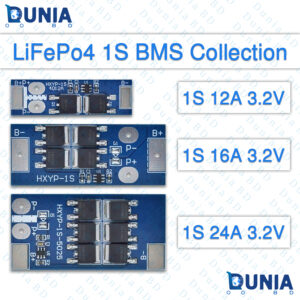 1S 3.2V LiFePO4 BMS Battery Protection Board 12A 16A 24A Variations