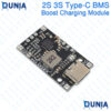 2S 3S Type-C USB BMS Battery Charging Boost Module with Fast Charge Support