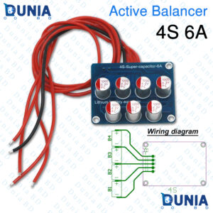 4S 6A Active Balancer Super Capacitor Battery Equalizer Board