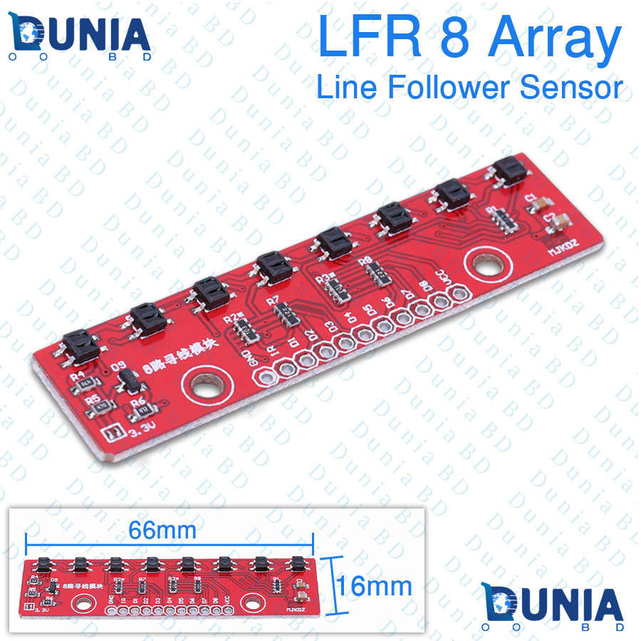 LFR 8 Array Line Follower Sensor Module