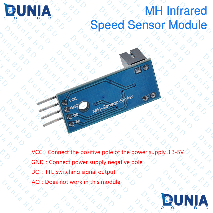 MH Infrared Speed Sensor Module LM393 Slotted Optocoupler