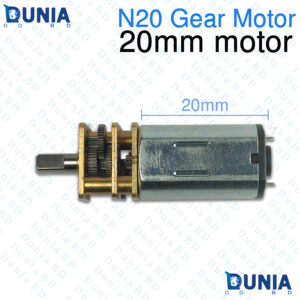 N20 Gear Motor D-Shaft 20mm Motor Body High Torque Micro DC Geared Motor 3x13.5mm 3x7mm