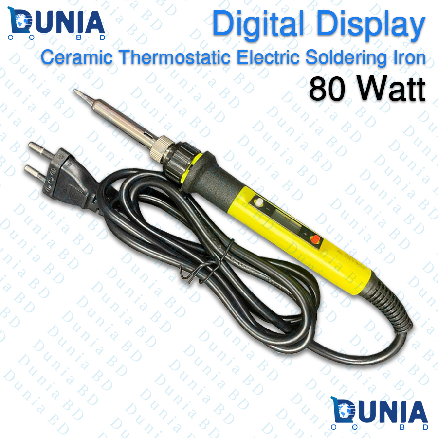 80W Digital Display Ceramic Thermostatic Electric Soldering Iron