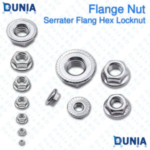 Flange Nut Serrated Hex Locknut Carbon Steel Fasteners