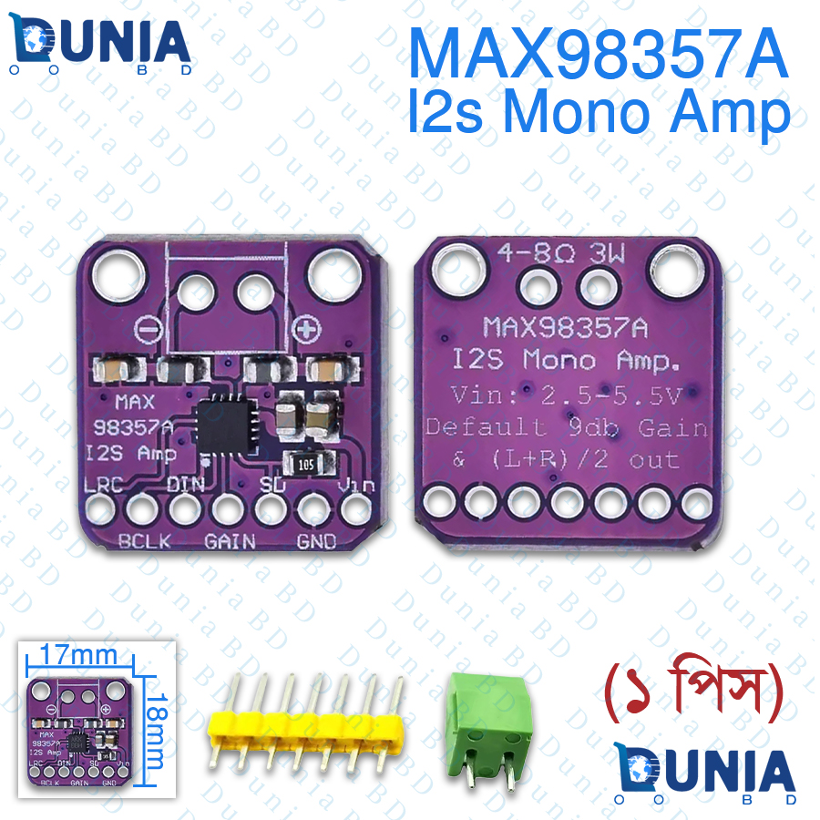 MAX98357A I2S Mono Amplifier Module Class D 3W