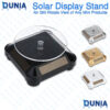 Solar Powered 360° Rotating Display Stand Turntable for Product Showcase