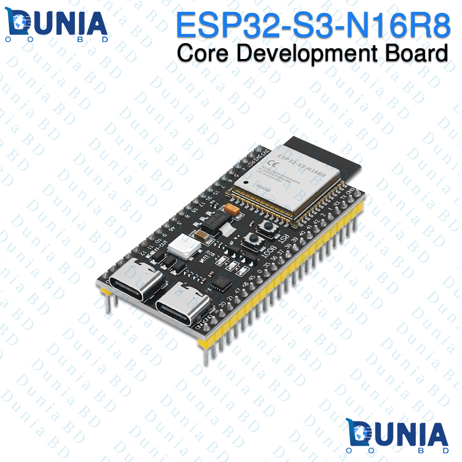 ESP32-S3-N16R8 Core Development Board 16MB Flash 8MB PSRAM Dual Type-C USB