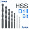HSS Drill Bit 1/2" 1/4" 1/8" 3/8" High Speed Steel Twist Drill Bit