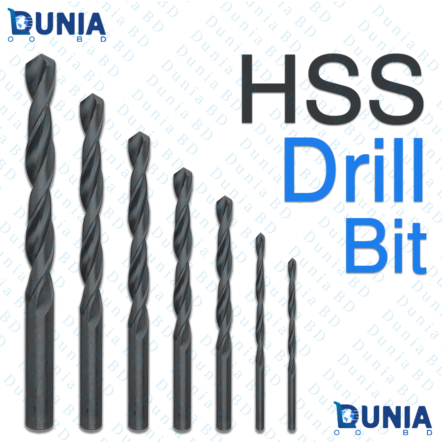HSS Drill Bit 1/2" 1/4" 1/8" 3/8" High Speed Steel Twist Drill Bit