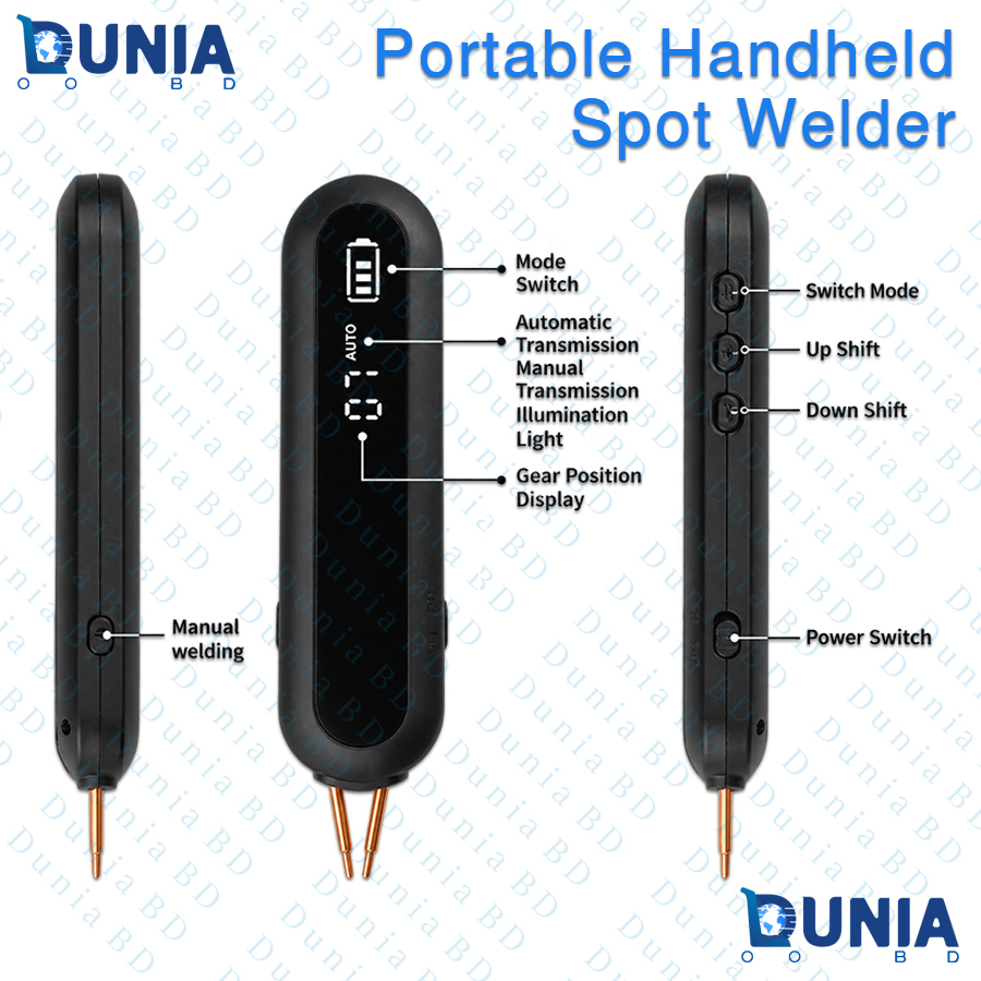 Portable Handheld Spot Welder Rechargeable Battery Welding Pen Type-C