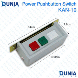 KAN-10 Power Pushbutton Switch ON OFF Control Panel with Metal Bracket