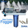 Mist Fogger Machine 75G Pump with 0.1 0.2 0.3mm Nozzle for Cooling & Farm Use