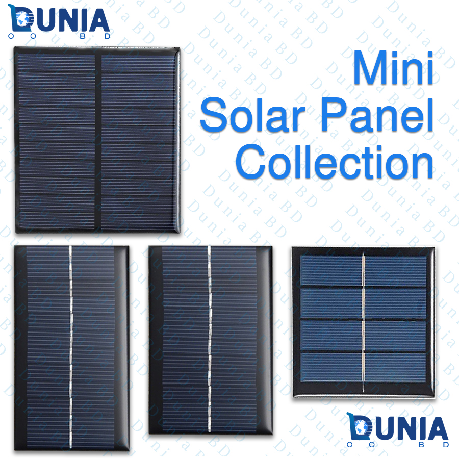 Mini Solar Panel Collection 2V 5V 6V Multiple Size Options for DIY Projects