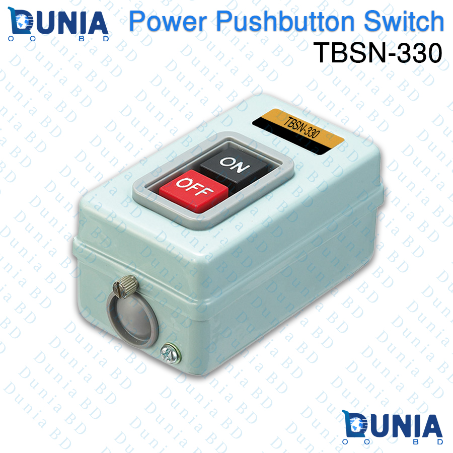 TBSN-330 3P 30A 3.7kW Power Pushbutton Switch Box