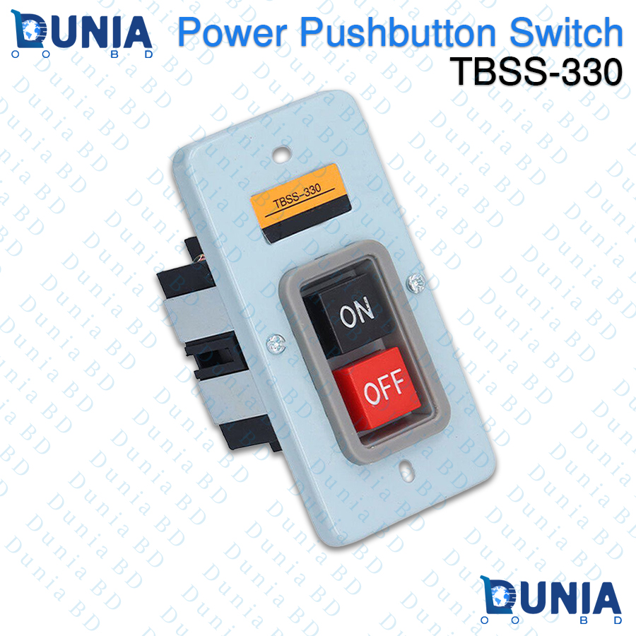 TBSS-330 3P 30A 3.7kW Power Pushbutton Switch Panel
