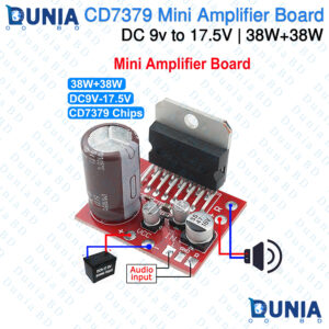 TDA7379 Stereo Amplifier Board 38W+38W Dual Channel DC 9-17.5V