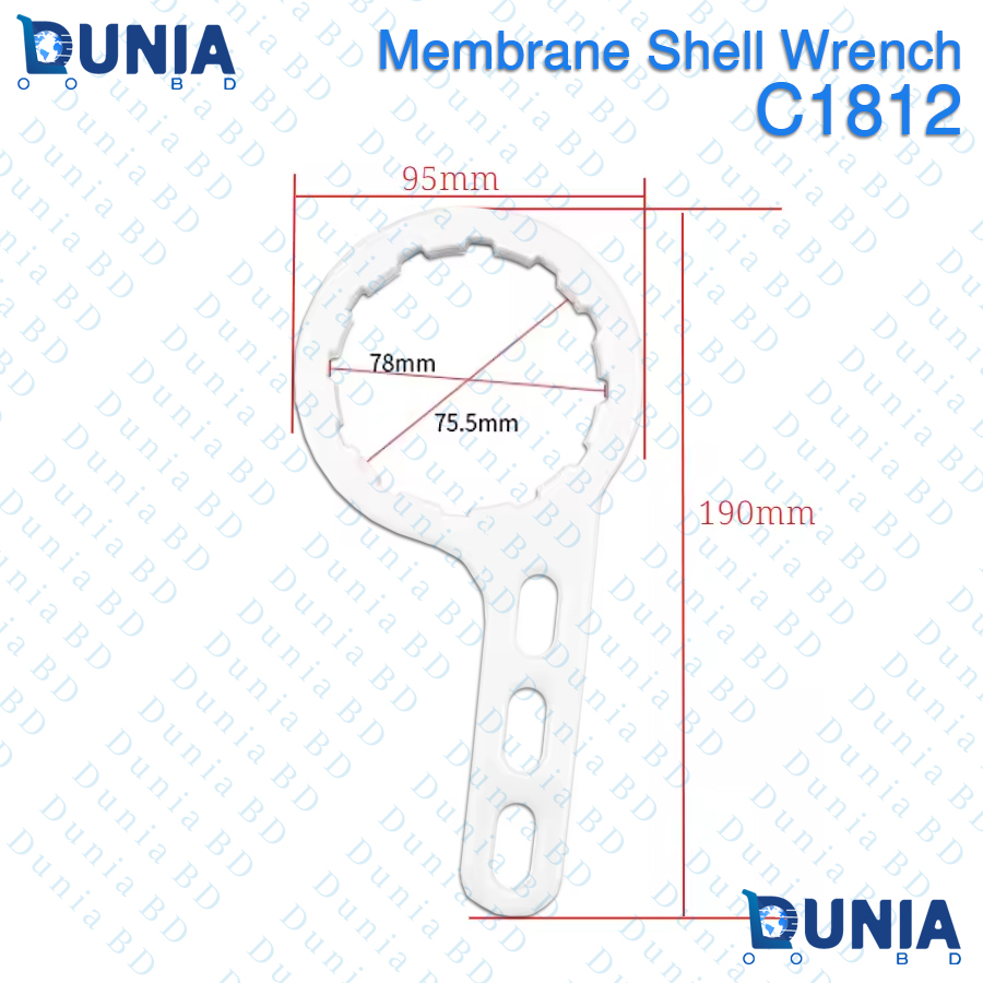 Membrane Shell Wrench C1812 RO Membrane Housing Spanner Key