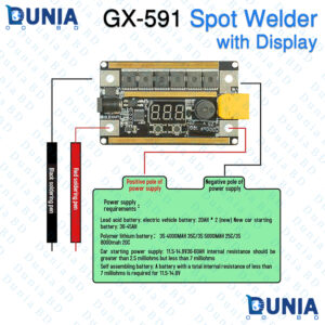 GX-591 Portable Spot Welder Controller Board with Digital Display Module
