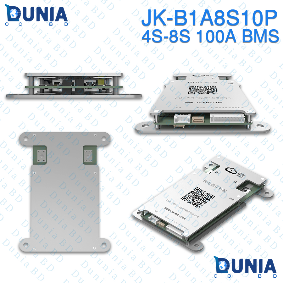 JK-B1A8S10P 4S-8S 100A Smart Active Balancer BMS with Bluetooth