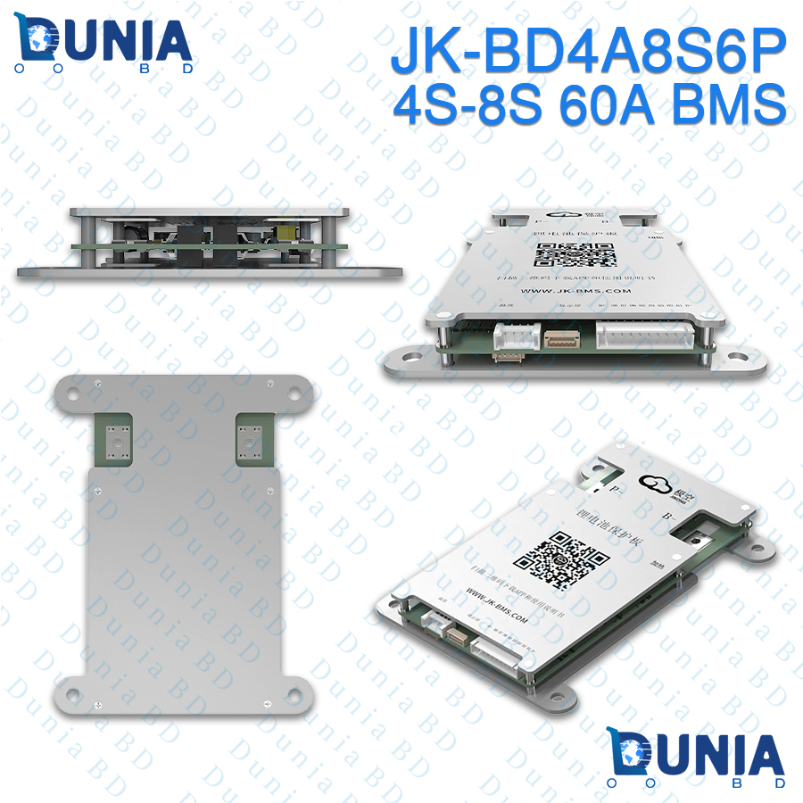 JK-BD4A8S6P 4S-8S 60A Smart Active Balancer BMS with Bluetooth
