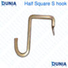 Half Square S Hook Heavy Duty Steel Metal Hanging Organizer