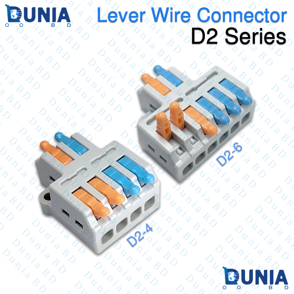 Lever Wire Connector D2 Series Quick Splice Terminal Block