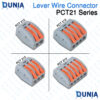 PCT21 Series Lever Wire Connector Quick Splice Terminal Block