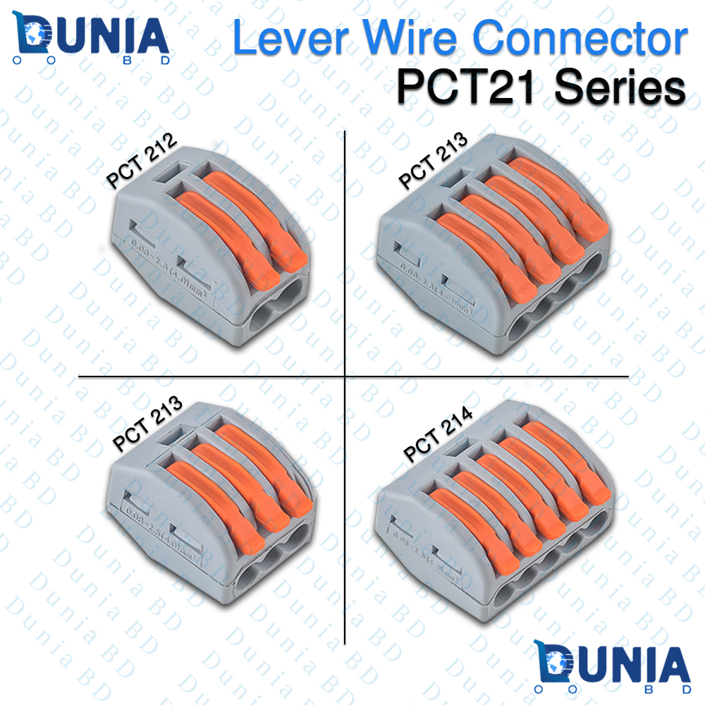 PCT21 Series Lever Wire Connector Quick Splice Terminal Block