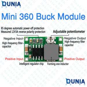 Mini 360 Buck Module Step Down Voltage Regulator DC-DC Converter