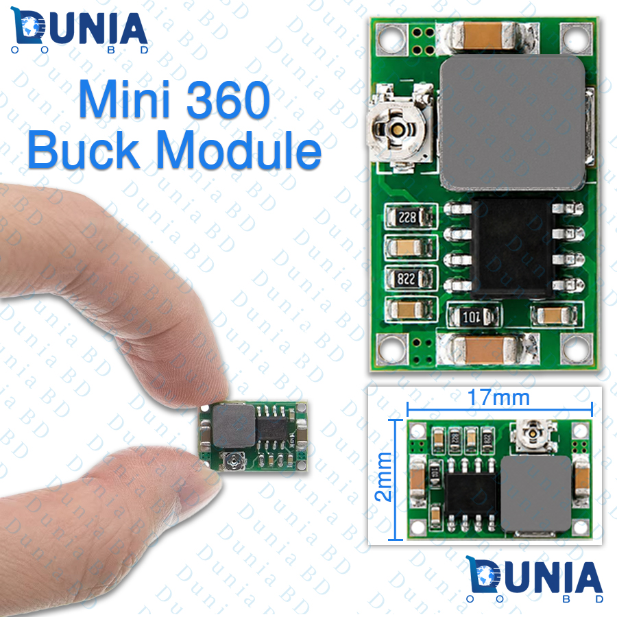 Mini 360 Buck Module Step Down Voltage Regulator DC-DC Converter