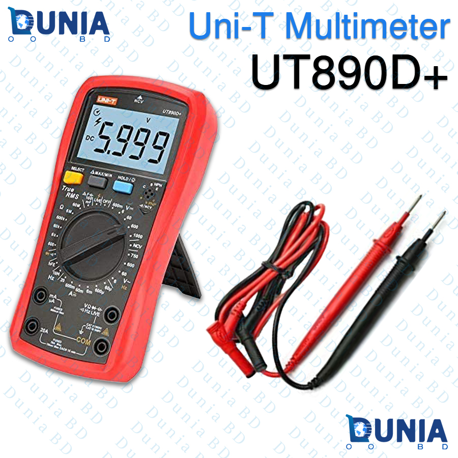 Uni-T UT890D+ True RMS Digital Multimeter LCD Display NCV Live Test