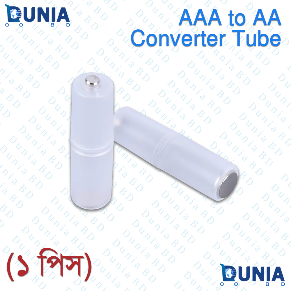 AAA to AA Battery Converter Tube Adapter Shell Spacer Case Switcher