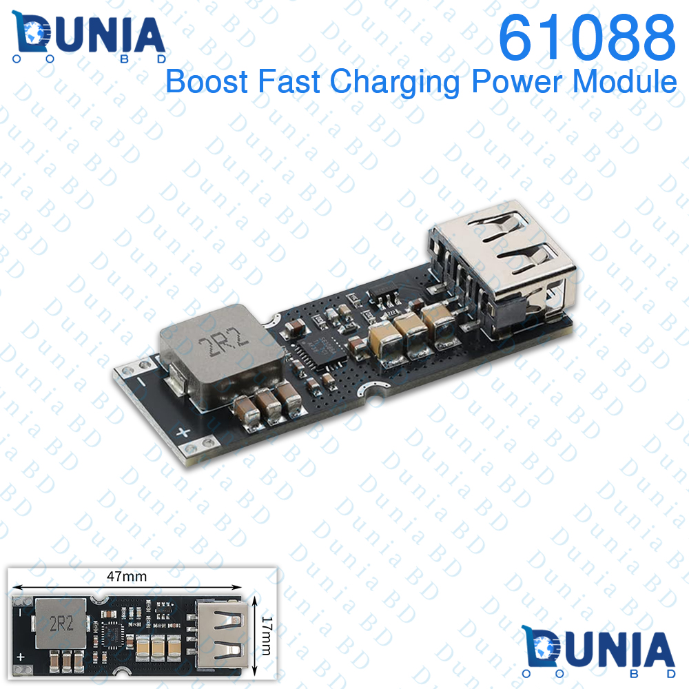 61088 TPS61088 Boost Fast Charging Power Module 24W QC3.0 USB Charger Board