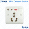 8Pin Ceramic Multi Socket Board with Switch and Power Indicator