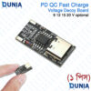 Type-C PD QC Fast Charge Decoy Trigger Module 9V 12V 15V 20V Voltage Board