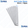 9mm Anti Cutter Blade Set High Carbon Steel Replacement Blades