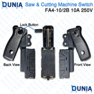 FA4-10/2B Saw & Cutting Machine Switch 10A 250V Trigger Switch with Lock Button