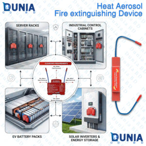 Heat Aerosol Fire Extinguishing Device Automatic Mini Fire Suppressor QRR0.1G 10gm