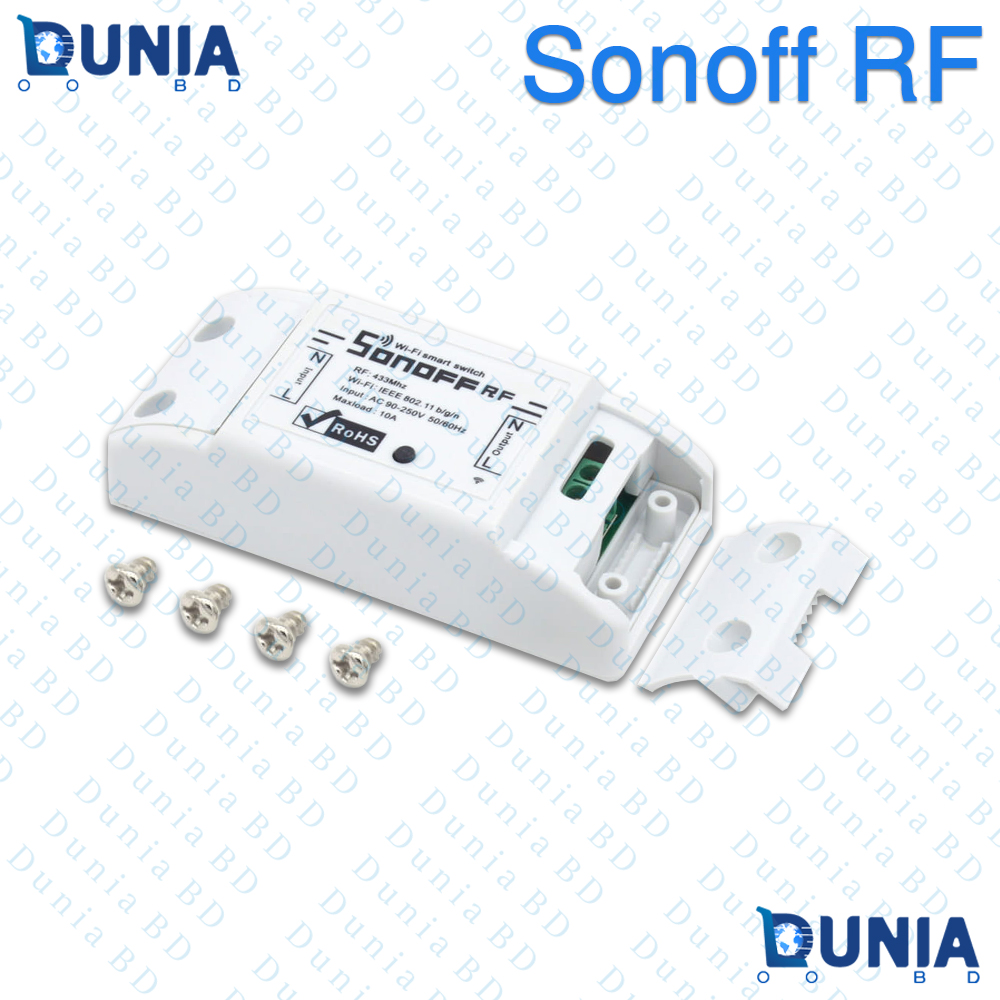 Sonoff RF 433MHz Wi-Fi Smart Switch 10A Remote Control Automation Module