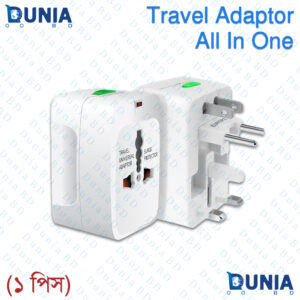Universal All-in-One Travel Adapter with Surge Protector Dual USB Charging