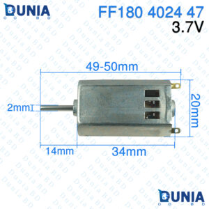 FF180 4024-47 DC Motor 3.7V 21000RPM High Speed Micro Motor