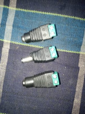 DC Power Jack Plug 2.1mm x 5.5mm Female Male Pair Adapter Connector photo review